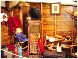 Interior view of an exhibit room