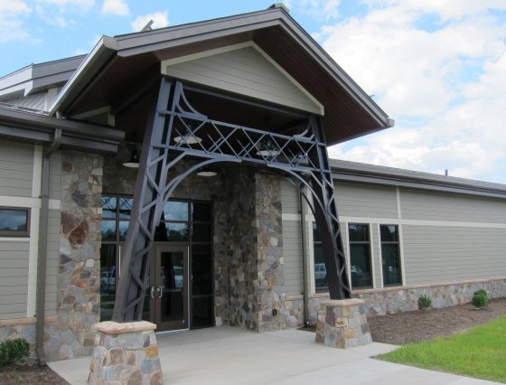 Exterior view of the Kinzua Bridge State Park Visitors Center